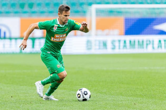 SOCCER - Rapid vs Panathinaikos, test match VIENNA,AUSTRIA,15.JUL.26 - SOCCER - ADMIRAL Bundesliga, Super League, SK Rapid Wien vs Panathinaikos Athen, test match. Image shows Louis Schaub (Rapid).  GEPAxpictures xPhilippxBrem
