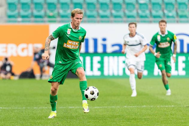 SOCCER - Rapid vs Panathinaikos, test match VIENNA,AUSTRIA,15.JUL.26 - SOCCER - ADMIRAL Bundesliga, Super League, SK Rapid Wien vs Panathinaikos Athen, test match. Image shows Tonni Adamsen (Rapid).  GEPAxpictures xPhilippxBrem