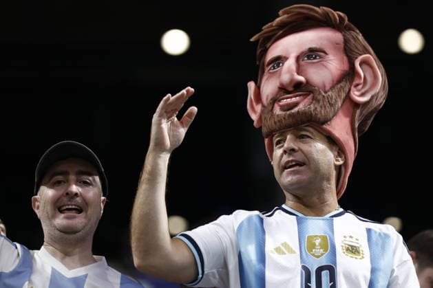 FIFA World Cup, WM, Weltmeisterschaft, Fussball 2026 semifinals - England vs Argentina Supporters of Argentina before the FIFA World Cup 2026 semifinals match England against Argentina, in Atlanta, USA, 15 July 2026. ATLANTA United States  Copyright: xWILLxOLIVERx