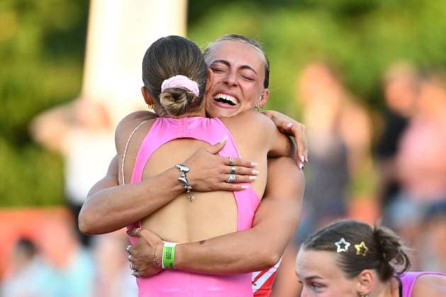 Meeting International Province de Liege 2026 LIEGE, BELGIUM - JULY 15 : ROSIUS Rani (BEL) 100m Women during the 24th edition of the 2026 Province Liege International Athletics Meeting in the Naimette arena in Liege on July 15, 2026 in Liege, Belgium, 15 07 2026 Liege Belgium  Copyright: xVincentxKalutx