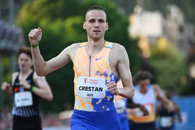 Meeting International Province de Liege 2026 LIEGE, BELGIUM - JULY 15 : CRESTAN Eliott (BEL) 600m Men during the 24th edition of the 2026 Province Liege International Athletics Meeting in the Naimette arena in Liege on July 15, 2026 in Liege, Belgium, 15 07 2026 Liege Belgium  Copyright: xVincentxKalutx