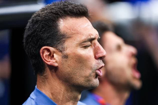RECORD DATE NOT STATED FIFA World Cup, WM, Weltmeisterschaft, Fussball 2026 - Semifinal - England v Argentina Lionel Scaloni Coach of Argentina during the FIFA World Cup semifinal match between England and Argentina, at Atlanta Stadium, in Georgia, United States, on Wednesday, July 15, 2026.(Foto: William Volcov Brazil Photo Press IMAGO) Sports Atlanta GA United States Copyright: xWILLIAMxVOLCOVx