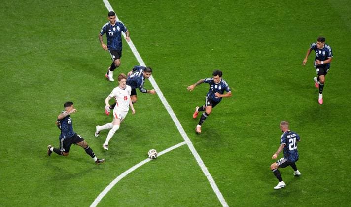 Anthony Gordon of England. England v Argentina, 2026 FIFA World Cup, WM, Weltmeisterschaft, Fussball Semi Final, Football, Atlanta Stadium, Atlanta, Georgia, USA - 15 Jul 2026Atlanta Atlanta Stadium Georgia (GA) United States of America  Copyright: xIsmaelxAdnan Shutterstockx 16992263ao