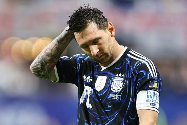 Lionel Messi of Argentina England v Argentina, 2026 FIFA World Cup, WM, Weltmeisterschaft, Fussball Semi Final, Football, Atlanta Stadium, Atlanta, Georgia, USA - 15 Jul 2026Atlanta Atlanta Stadium Georgia (GA) United States of America  Copyright: xMichaelxZemanek Shutterstockx 16992756bs