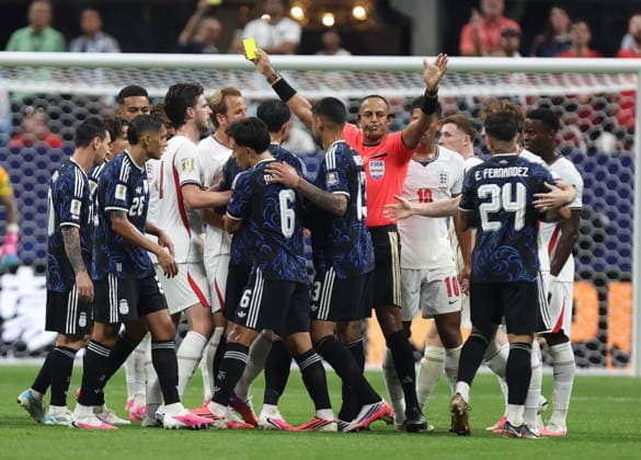 Argentina vs Inglaterra Foto: FOTOBAIRES Semifinal. Copa Mundial de Futbol 2026 *** Argentina vs. England Photo by FOTOBAIRES 2026 World Cup Semifinal Copyright: xxx
