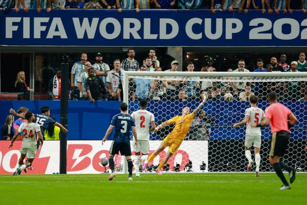 2026 FIFA World Cup, WM, Weltmeisterschaft, Fussball Semi Final England v Argentina Atlanta Stadium, Georgia 15.07.2026 Jordan Pickford GK of England 2026 FIFA World Cup Semi Final England v Argentina Atlanta Stadium, Georgia 15.07.2026 Photograph By Marc Aspland The Times  Copyright: xMarcxAsplandx NINTCHDBPICT001095558487