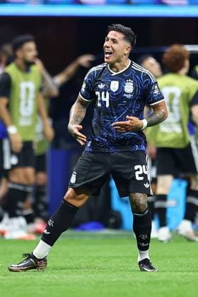 Enzo Fernandez celebrates scoring for Argentina England v Argentina, 2026 FIFA World Cup, WM, Weltmeisterschaft, Fussball Semi Final, Football, Atlanta Stadium, Atlanta, Georgia, USA - 15 Jul 2026Atlanta Atlanta Stadium Georgia (GA) United States of America  Copyright: xMichaelxZemanek Shutterstockx 16992756df