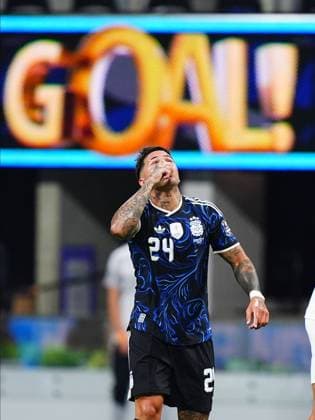 England v Argentina - FIFA World Cup, WM, Weltmeisterschaft, Fussball 2026 - Semi Finals ATLANTA, GEORGIA - JULY 15: Enzo Fernandez of Argentina celebrates after scoring a goal during the 2026 FIFA World Cup semifinal match between England and Argentina at Atlanta Stadium in Atlanta, Georgia, United States, on July 15, 2026. Evrim Aydin Anadolu Georgia United States. Editorial use only. Please get in touch for any other usage.  Copyright: x2026xAnadoluxEvrimxAydinx