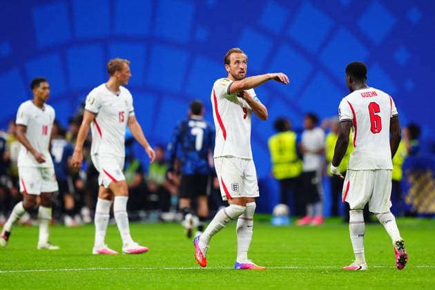 England v Argentina - FIFA World Cup, WM, Weltmeisterschaft, Fussball 2026 - Semi Finals ATLANTA, GEORGIA - JULY 15: England’s Harry Kane (9) reacts following the 2026 FIFA World Cup semifinal match between England and Argentina at Atlanta Stadium in Atlanta, Georgia, United States, on July 15, 2026. Evrim Aydin Anadolu Georgia United States. Editorial use only. Please get in touch for any other usage.  Copyright: x2026xAnadoluxEvrimxAydinx