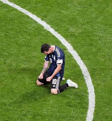 Lionel Messi of Argentina celebrates at full time. England v Argentina, 2026 FIFA World Cup, WM, Weltmeisterschaft, Fussball Semi Final, Football, Atlanta Stadium, Atlanta, Georgia, USA - 15 Jul 2026Atlanta Atlanta Stadium Georgia (GA) United States of America  Copyright: xIsmaelxAdnan Shutterstockx 16992263fo