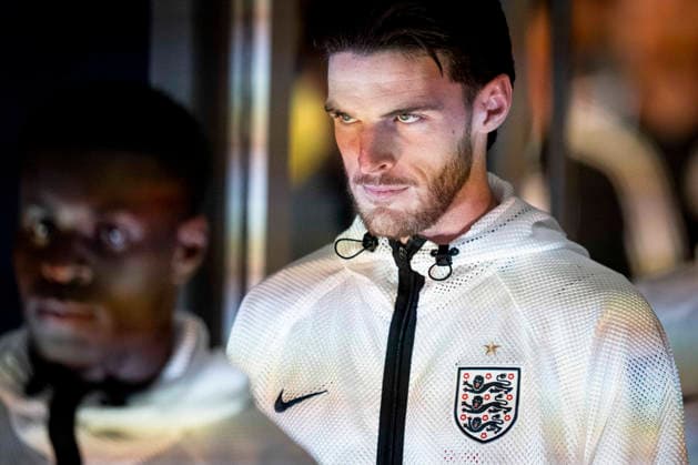 FOOTBALL : Argentina vs England Demi-finale de la Coupe du Monde de la FIFA 2026. Mercedes-Benz Stadium, Atlanta, Georgia, Etats-Unis. 15 07 2026. Declan Rice 4 (England)  Copyright: xx