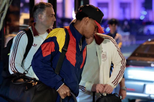 Football, 2026 FIFA World Cup, Spain national team, arrival at the team hotel in New York