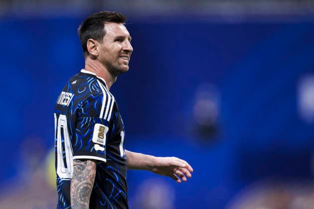 England v Argentina - FIFA World Cup, WM, Weltmeisterschaft, Fussball 2026 Lionel Messi of Argentina reacts during the FIFA World Cup 2026 semi final football match between England and Argentina. Atlanta United States Copyright: xNicolòxCampox