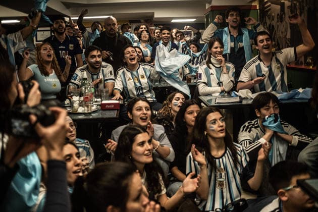 Football, 2026 FIFA World Cup, England v Argentina, public viewing in Buenos Aires