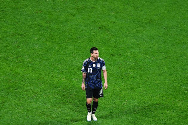ATLANTA, GEORGIA - JULY 15: Lionel Messi of Argentina in action during the FIFA World Cup, WM, Weltmeisterschaft, Fussball 2026 Semi Final match between England and Argentina at Atlanta Stadium on July 15, 2026 in Atlanta, Georgia.  Copyright: xVCGx 111654607388