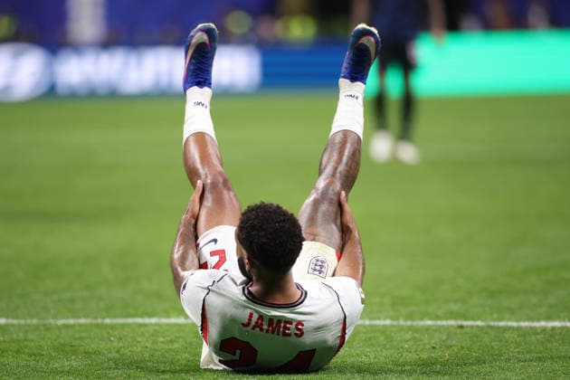 England v Argentina: Semi Final - FIFA World Cup, WM, Weltmeisterschaft, Fussball 2026 England s Reece James during the FIFA World Cup semi-final match between England and Argentina at the AKA Mercedes-Benz Stadium in Atlanta on July 15, 2026. Atlanta Georgia United Kingdom  Copyright: xMIxNewsx originalFilename:fletcher-englandv260715_npHvZ.jpg