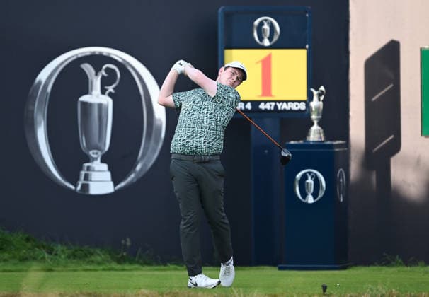 Robert Macintyre (SCO) on the 1st Tee 154th Open Golf Championships, Royal Birkdale, Southport, UK - 16 Jul 2026Southport Royal Birkdale United Kingdom  Copyright: xGreigxCowie Shutterstockx 16988293h