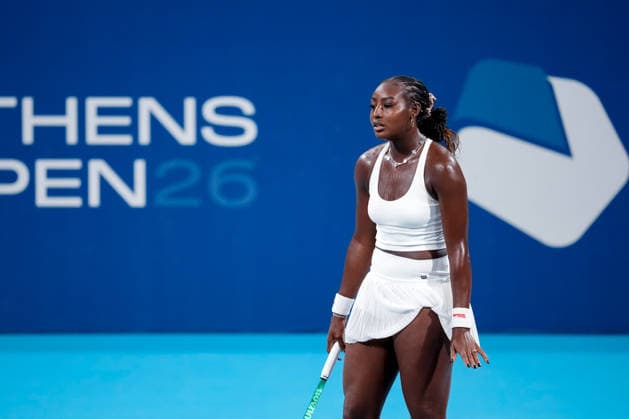 Vanda Pharmaceuticals Athens Open - Day 3 Alycia Parks of the United States competes against Mai Hontama of Japan during their round of 16 match at the 2026 Vanda Pharmaceuticals Athens Open Women s tennis tournament at the Athens Olympic Tennis Centre in Athens, Greece, on July 15, 2026. Athens Athens Greece  Copyright: xOwenxHammondx originalFilename:hammond-2026vand260715_npJZU.jpg