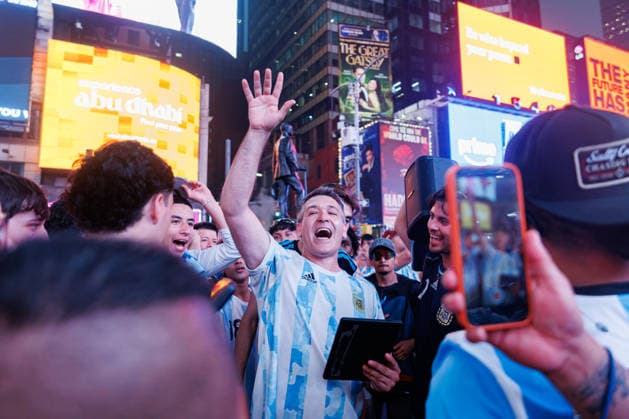 Football, 2026 FIFA World Cup, England v Argentina, fans in New York