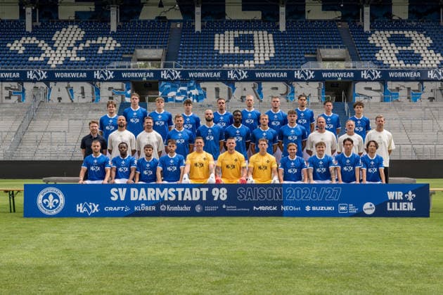 Football, 2nd Bundesliga, SV Darmstadt 98, Headshots 2026 2027