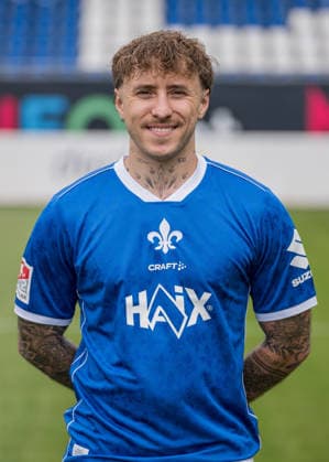 15.07.2026, xfux, Fussball 2.Bundesliga, SV Darmstadt 98 Fototermin Saison 2026 2027 - Porträttermin 2026 2027, v.l. Luca Marseiler (SV Darmstadt 98) Darmstadt *** July 15, 2026, xfux, Soccer, 2. Bundesliga, SV Darmstadt 98 Photo Shoot for the 2026–2027 Season, Portrait Session for the 2026–2027 Season, from left: Luca Marseiler, SV Darmstadt 98, Darmstadt