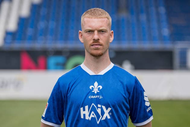 15.07.2026, xfux, Fussball 2.Bundesliga, SV Darmstadt 98 Fototermin Saison 2026 2027 - Porträttermin 2026 2027, v.l. Kai Klefisch (SV Darmstadt 98) Darmstadt *** July 15, 2026, xfux, Soccer, 2. Bundesliga, SV Darmstadt 98 Photo Shoot for the 2026–2027 Season, Portrait Session for the 2026–2027 Season, from left: Kai Klefisch, SV Darmstadt 98, Darmstadt