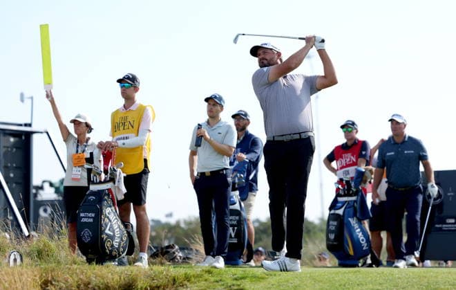 154th Open Golf Championships - Round 1 Andrew Novak of the USA tees off on the 11th hole during Round 1 at the British Open Golf Championships at Royal Birkdale in Southport, Britain, 16 July 2026. SOUTHPORT United Kingdom  Copyright: xADAMxVAUGHANx