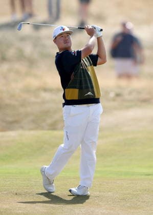 154th Open Golf Championships - Round 1 Sungjae Im of South Korea hits a shot on the 10th hole during Round 1 at the British Open Golf Championships at Royal Birkdale in Southport, Britain, 16 July 2026. SOUTHPORT United Kingdom  Copyright: xADAMxVAUGHANx
