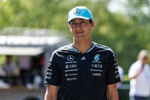 George Russell (Mercedes AMG Petronas F1 Team, 63), Grosser Preis von Belgien, Motorsport, Formel 1, Saison 2026, 16.07.2026 Grosser Preis von Belgien, Motorsport, Formel 1, Saison 2026, 16.07.2026 Spa Franchorchamps *** George Russell, Mercedes AMG Petronas F1 Team, 63, Belgian Grand Prix, Motorsports, Formula 1, 2026 Season, July 16, 2026, Belgian Grand Prix, Motorsports, Formula 1, 2026 Season, July 16, 2026, Spa-Francorchamps Copyright: xEibner-Pressefoto AlexanderxNeisx EP_ANS