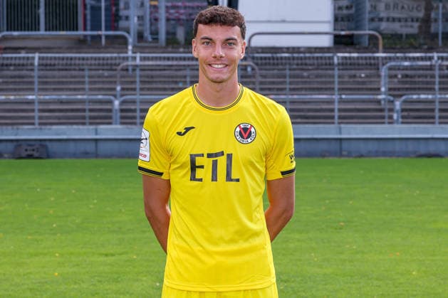 Torwart Arne Schulz; FC Viktoria Köln 1904 e.V.; 3.Liga, Porträttermin 2026 2027 am 16.07.2026 im Sportpark Höhenberg Nordrhein-Westfalen Deutschland *** Goalkeeper Arne Schulz, FC Viktoria Köln 1904 e.V., 3. Liga; profile shoot for the 2026–2027 season on July 16, 2026, at Sportpark Höhenberg, North Rhine-Westphalia, Germany