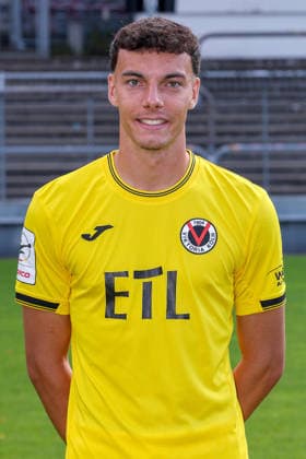 Torwart Arne Schulz; FC Viktoria Köln 1904 e.V.; 3.Liga, Porträttermin 2026 2027 am 16.07.2026 im Sportpark Höhenberg Nordrhein-Westfalen Deutschland *** Goalkeeper Arne Schulz, FC Viktoria Köln 1904 e.V., 3. Liga; profile shoot for the 2026–2027 season on July 16, 2026, at Sportpark Höhenberg, North Rhine-Westphalia, Germany