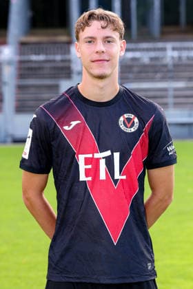Niklas Swider; FC Viktoria Köln 1904 e.V.; 3.Liga, Porträttermin 2026 2027 am 16.07.2026 im Sportpark Höhenberg Nordrhein-Westfalen Deutschland *** Niklas Swider, FC Viktoria Köln 1904 e.V., 3. Liga, profile shoot for the 2026–2027 season on July 16, 2026, at Sportpark Höhenberg, North Rhine-Westphalia, Germany