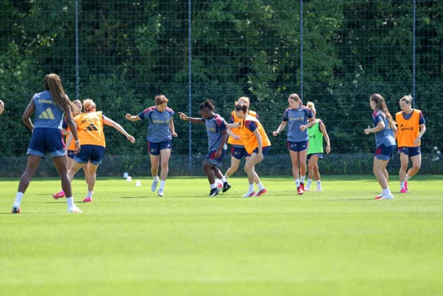 Trainingsspiel der FC Bayern Muenchen Frauen, GER, FC Bayern Muenchen Frauen Training, Fussball, Google Pixel Frauen-Bundesliga, Saison 2026 2027, 16.07.2026, GER, FC Bayern Muenchen Frauen Training, Fussball, Google Pixel Frauen-Bundesliga, Saison 2026 2027, 16.07.2026 Muenchen *** FC Bayern Munich Women s Friendly Match, GER, FC Bayern Munich Women s Training, Soccer, Google Pixel Women s Bundesliga, 2026–2027 Season, July 16, 2026, GER, FC Bayern Munich Women s Training, Soccer, Google Pixel Women s Bundesliga, 2026–2027 Season, July 16, 2026, Munich Copyright: xEibner-Pressefoto JennixMaulx EP_JML