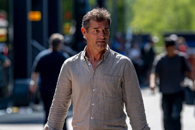 STAVELOT, BELGIUM: Mark Webber, former racing driver, at the 2026 Formula 1 Belgian Grand Prix at the Circuit de Spa-Francorchamps in Stavelot, Belgium.