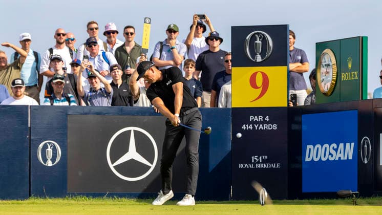 Henrik Stenson och pa det nionde halet under tävlingens första dag pa The Open Championship vid Royal Birkdale Golf Club. SOUTHPORT ENGLAND xx *** Henrik Stenson on the ninth hole on the first day of The Open Championship at Royal Birkdale Golf Club, Southport, England xx  Copyright: xChristerxHöglund TTx BRITISH OPEN CHAMPIONSHI