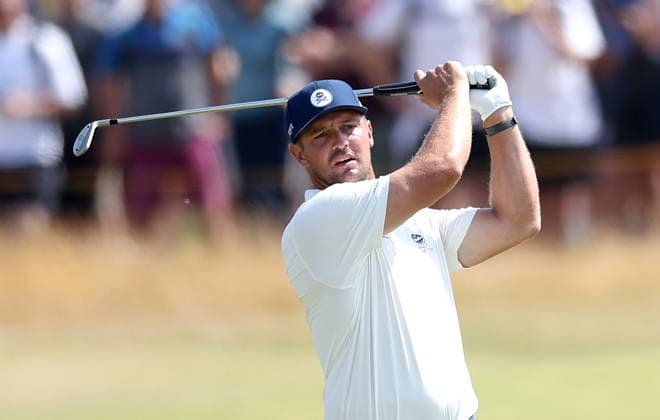 154th Open Golf Championships - Round 1 Bryson Dechambeau of the USA plays a shot from the fairway on the 6th hole during Round 1 at the British Open Golf Championships at Royal Birkdale in Southport, Britain, 16 July 2026. SOUTHPORT United Kingdom  Copyright: xADAMxVAUGHANx