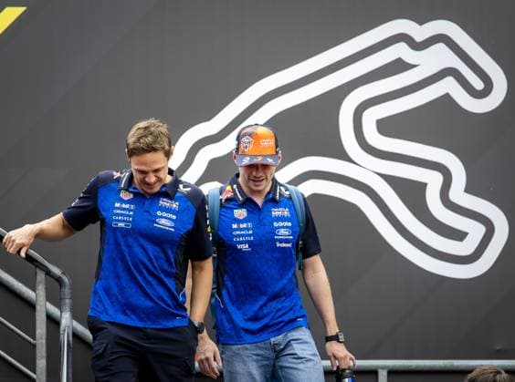 SPA - Max Verstappen (Red Bull Racing) arrives at the Spa-Francorchamps circuit ahead of the Belgian Grand Prix. SEM VAN DER WAL ANP xVIxANPxSportx xxANPxIVx 563645654 originalFilename: 563645654.jpg