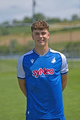 Finn Sherlock; TSG Hoffenheim II; 3.Liga, Portraittermin 2026 2027 Zuzenhausen *** Finn Sherlock, TSG Hoffenheim II, 3. Liga, Photo Shoot 2026–2027, Zuzenhausen Copyright: xEibner-Pressefoto JoergxHirschx EP_JHH