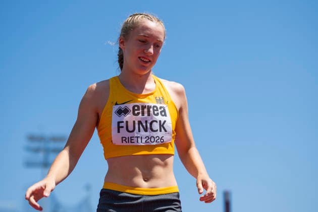 Svea FUNCK (Germany, TV Jahn Walsrode, 7-Kampf) ITA, European Athletics U18 Championships, Athletics, 16.07.2026, ITA, European Athletics U18 Championships, Athletics, 16.07.2026, Rieti *** Svea FUNCK Germany, TV Jahn Walsrode, Heptathlon ITA, European Athletics U18 Championships, Track and Field, July 16, 2026, ITA, European Athletics U18 Championships, Track and Field, July 16, 2026, Rieti Copyright: xEibnerxPressefoto JanxPapenfussx EP_JPS