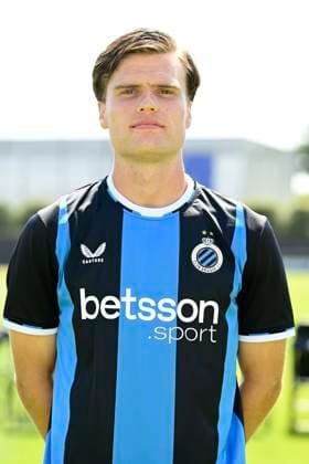 Club Brugge photo shoot 2026 - 2027 WESTKAPELLE, BELGIUM - JULY 16 : Meijer Bjorn defender of Club Brugge pictured during the team photo shoot of Club Brugge prior the Jupiler Pro league football season 2026 - 2027 at the Alheembouw Base camp on July 16, 2026 in Westkapelle, Belgium , 16 07 2026 Westkapelle Belgium  Copyright: xNicoxVereeckenx