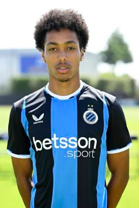 Club Brugge photo shoot 2026 - 2027 WESTKAPELLE, BELGIUM - JULY 16 : Garcia Andre Jacob of Club Brugge pictured during the team photo shoot of Club Brugge prior the Jupiler Pro league football season 2026 - 2027 at the Alheembouw Base camp on July 16, 2026 in Westkapelle, Belgium , 16 07 2026 Westkapelle Belgium  Copyright: xNicoxVereeckenx