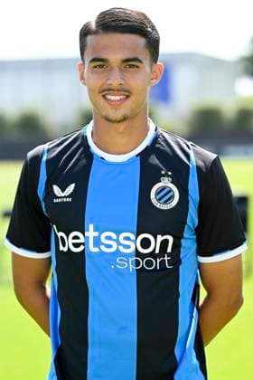 Club Brugge photo shoot 2026 - 2027 WESTKAPELLE, BELGIUM - JULY 16 : Amengai Naim midfielder of Club Brugge pictured during the team photo shoot of Club Brugge prior the Jupiler Pro league football season 2026 - 2027 at the Alheembouw Base camp on July 16, 2026 in Westkapelle, Belgium , 16 07 2026 Westkapelle Belgium  Copyright: xNicoxVereeckenx