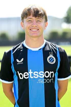Club Brugge photo shoot 2026 - 2027 WESTKAPELLE, BELGIUM - JULY 16 : Koren Tian Nai forward of Club Brugge pictured during the team photo shoot of Club Brugge prior the Jupiler Pro league football season 2026 - 2027 at the Alheembouw Base camp on July 16, 2026 in Westkapelle, Belgium , 16 07 2026 Westkapelle Belgium  Copyright: xNicoxVereeckenx