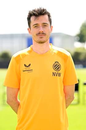 Club Brugge photo shoot 2026 - 2027 WESTKAPELLE, BELGIUM - JULY 16 : Vanden Wijngaert Niels pictured during the team photo shoot of Club Brugge prior the Jupiler Pro league football season 2026 - 2027 at the Alheembouw Base camp on July 16, 2026 in Westkapelle, Belgium , 16 07 2026 Westkapelle Belgium  Copyright: xNicoxVereeckenx