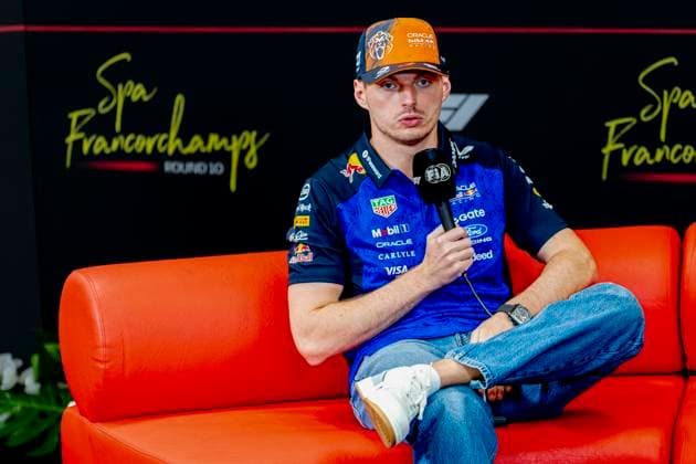SPA - Formula 1 driver Max Verstappen of Oracle Red Bull Racing during the Formula 1 Belgium at Spa Francorchamps on July 16, 2026 in Spa, Belgium. (Photo by DeFodi Images) - *** SPA Formula 1 driver Max Verstappen of Oracle Red Bull Racing during the Formula 1 Belgian Grand Prix at Spa-Francorchamps on July 16, 2026, in Spa, Belgium. Photo by DeFodi Images