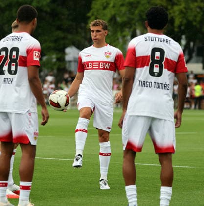 Football, Bundesliga 1, VfB Stuttgart, start of pre-season training