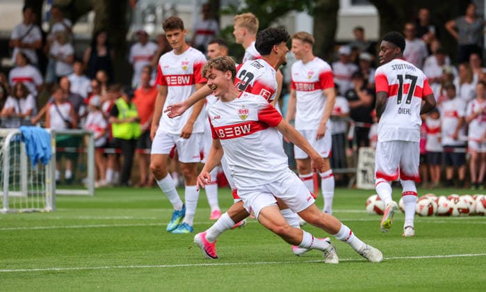 2026.07.16, Deutschland, Stuttgart, Fußball VfB Stuttgart Trainingsauftakt, Yannick Spalt *** July 16, 2026, Germany, Stuttgart, Soccer: VfB Stuttgart Starts Training, Yannick Spalt