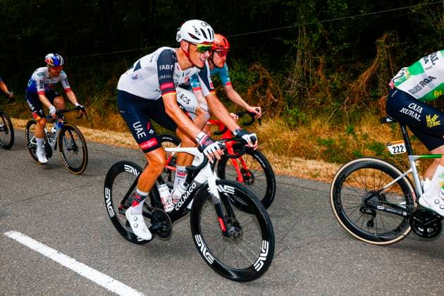 Tour de France 2026 Stage 12 CHALON-SUR-SAONE, FRANCE - JULY 16 : Politt Nils (GER) of UAE Team Emirates - XRG in action during stage 12 of the 113rd edition of Tour de France an UCI World Tour 2.UWT cycling road race stage for Men Elite of 181 km with start in Circuit Nevers Magny-Cours and finish in Chalon-sur-Saone on July 16, 2026 in Chalon-sur-Saone, France, 16 07 2026 Chalon-sur-Saone France  Copyright: xLucaxBettinix