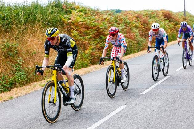 Tour de France 2026 Stage 12 CHALON-SUR-SAONE, FRANCE - JULY 16 : Vingegaard Jonas (DEN) of Team Visma Lease a Bike in action during stage 12 of the 113rd edition of Tour de France an UCI World Tour 2.UWT cycling road race stage for Men Elite of 181 km with start in Circuit Nevers Magny-Cours and finish in Chalon-sur-Saone on July 16, 2026 in Chalon-sur-Saone, France, 16 07 2026 Chalon-sur-Saone France  Copyright: xLucaxBettinix