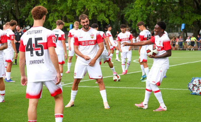 2026.07.16, Deutschland, Stuttgart, Fußball VfB Stuttgart Trainingsauftakt, *** July 16, 2026, Germany, Stuttgart, Soccer: VfB Stuttgart Starts Training,